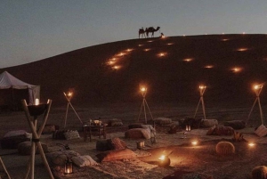 Marrakech: Agafay Desert Sunnet diner met show