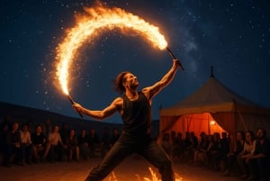 Marraquexe: Jantar com espetáculo no Agafay Desert Sunnet