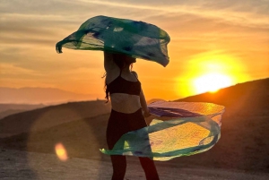 Marrakech: tramonto nel deserto di Agafay, giro in cammello, cena e spettacolo
