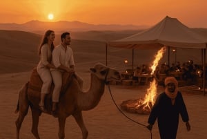 Marrakesh: Agafay Desert Sunset, Camel Ride, and Dinner Show