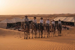 Marrakech: Agafay Desert Sunset Camel Ride with Dinner Show