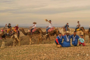 Marrakech: Agafay Desert Sunset Camel Ride with Dinner Show