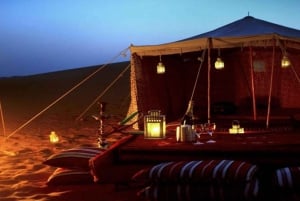 Marrakech: Agafay-ørkentur med middag, kamelritt og show