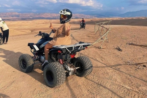 Marrakech: Agafay Desert Tour with Quad, Camel Ride & Dinner