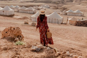 Marrakech - Ökenrundtur Agafay ökenrundtur med fyrhjuling, kamelridning och middag