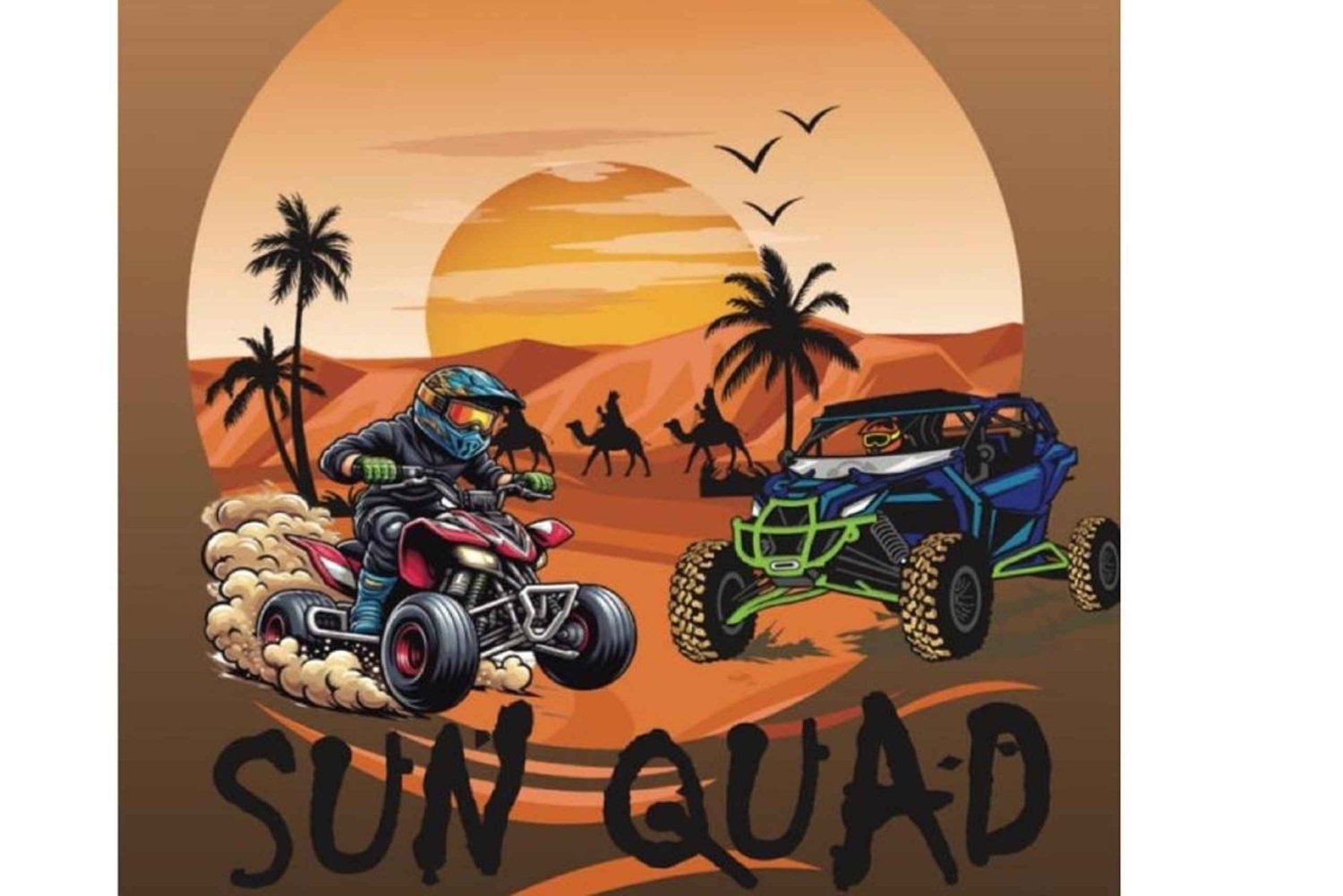 Marrakesch: Agafay-Erlebnis: QUAD, KAMELREITEN & Dinner-Show