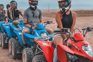 Marrakesh: Agafay luksus, firhjuling, kamel, basseng og middagsshow