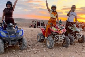 Marrakech: Agafay Quad Tour with Camel Ride, Dinner & Show