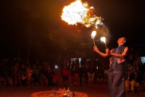 Marrakech: Agafay-solnedgangsmiddag med musikk og ildshow