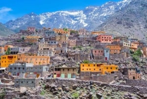 Marrakesh: Atlasgebergte en 3 valleien, wandeltocht naar waterval en lunch
