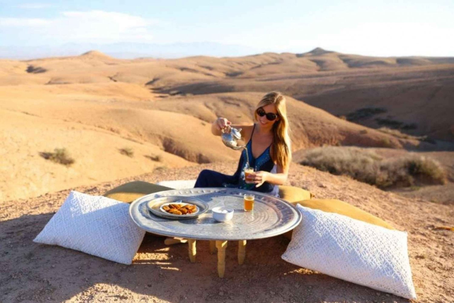 Marrakech : Atlas, désert d'Agafay, déjeuner, balade à dos de chameau