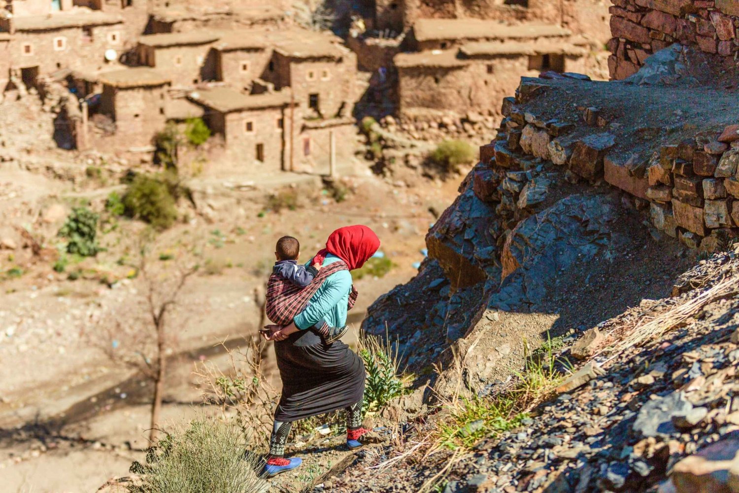 Marrakech: tour por la cordillera del Atlas y el desierto de Agafay con paseo en camello