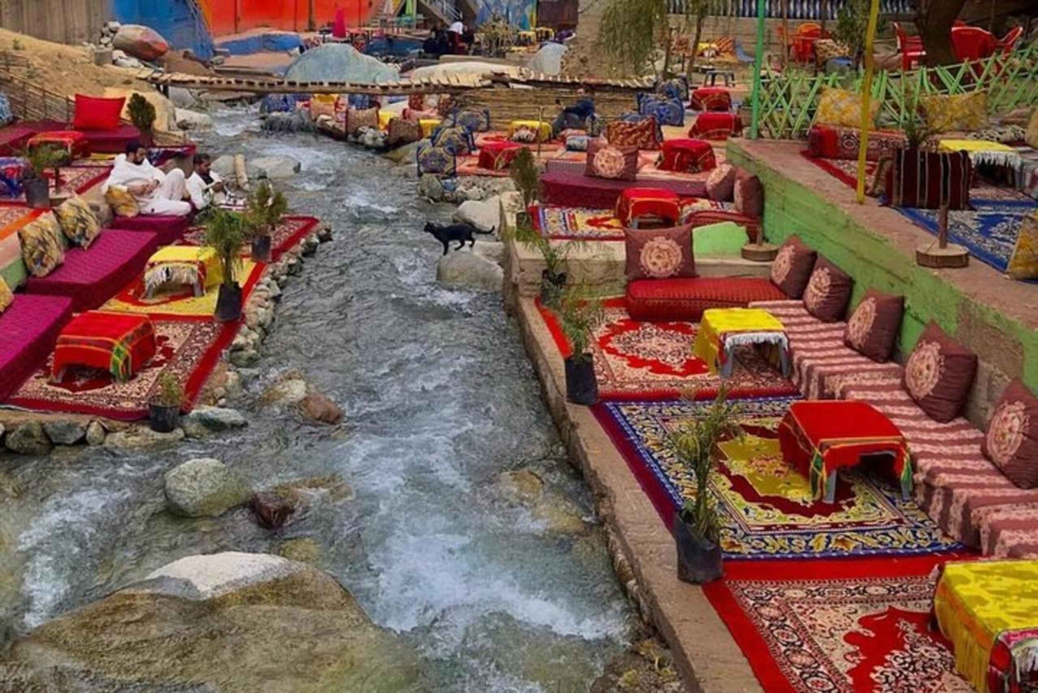 Marrakech: Atlasvuoret, Ourikan laakso oppaan kanssa ja lounas