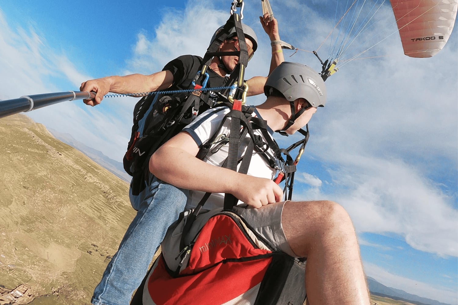 Marrakech: Atlas Mountains Paragliding Tour with Video