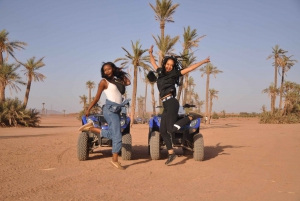 Marrakech: Tour del deserto e del palmeto in quad con tè