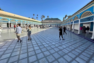 Marrakech: Bahia-palatset, Madrasa Ben Youssef och den hemliga trädgården