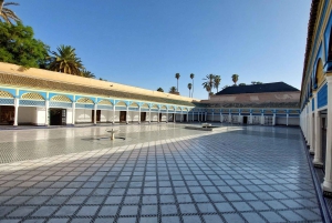 Marrakech: Bahia-palatset, Madrasa Ben Youssef och den hemliga trädgården