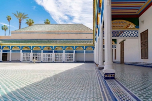 Marrakech: Bahia-palatset, Madrasa Ben Youssef och den hemliga trädgården