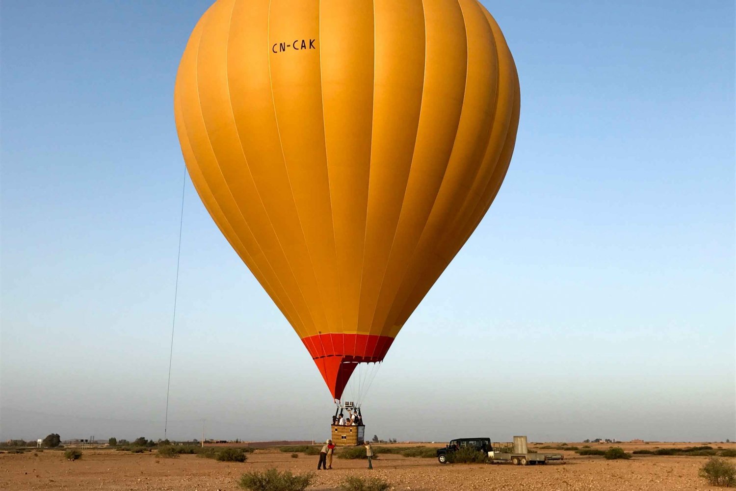 Marrakech : Vol en montgolfière, petit déjeuner berbère et balade à dos de chameau