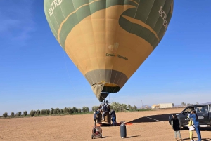 Marrakech: Volo in mongolfiera, colazione berbera e giro in cammello