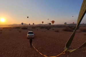 Marrakech: Volo in mongolfiera con colazione berbera e giro in cammello
