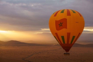 Marrakech: Ballongflygning Ballongflygning med berberfrukost och kamelridning