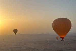 Marrakech: Ballongflygning Ballongflygning med berberfrukost och kamelridning