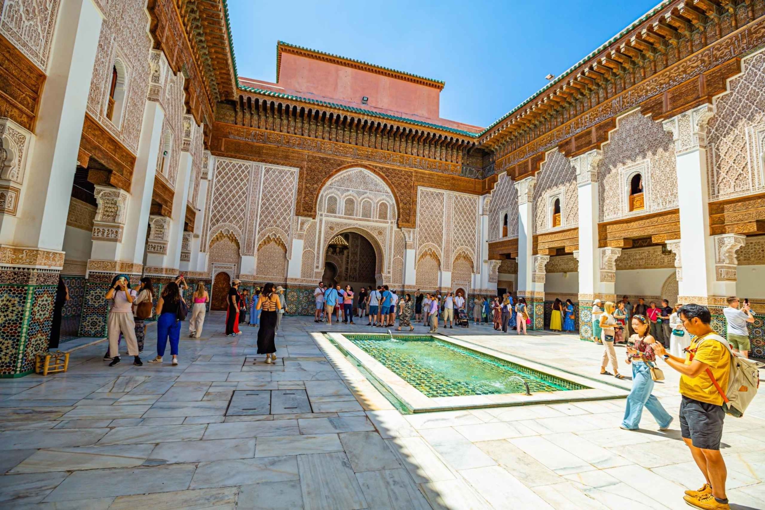 Marrakech: Ben Youssef, hemmelig hage og guidet tur i medinaen