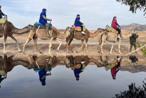 Marrakech: quad al tramonto nel deserto di Agafay con cena e spettacolo