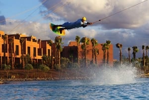Marrakech: Wakeboarding-oplevelse i kabelpark