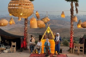 Marrakech: Agafay Desert Dinner Show, Camel Ride, 1-hr Buggy