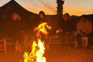 Marrakech: Camel Ride & Dinner with Sunset in Agafay Desert