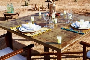 Marrakech: Camel Ride & Dinner with Sunset in Agafay Desert