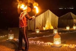 Marrakech: Camel Ride & Dinner with Sunset in Agafay Desert