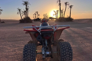 Marrakech: Kombinasjon av firhjuling og kamel i jbilat-ørkenen