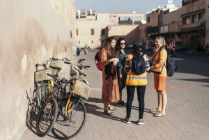 Marrakesz: Kulturalna wycieczka rowerowa z ciastem i herbatą