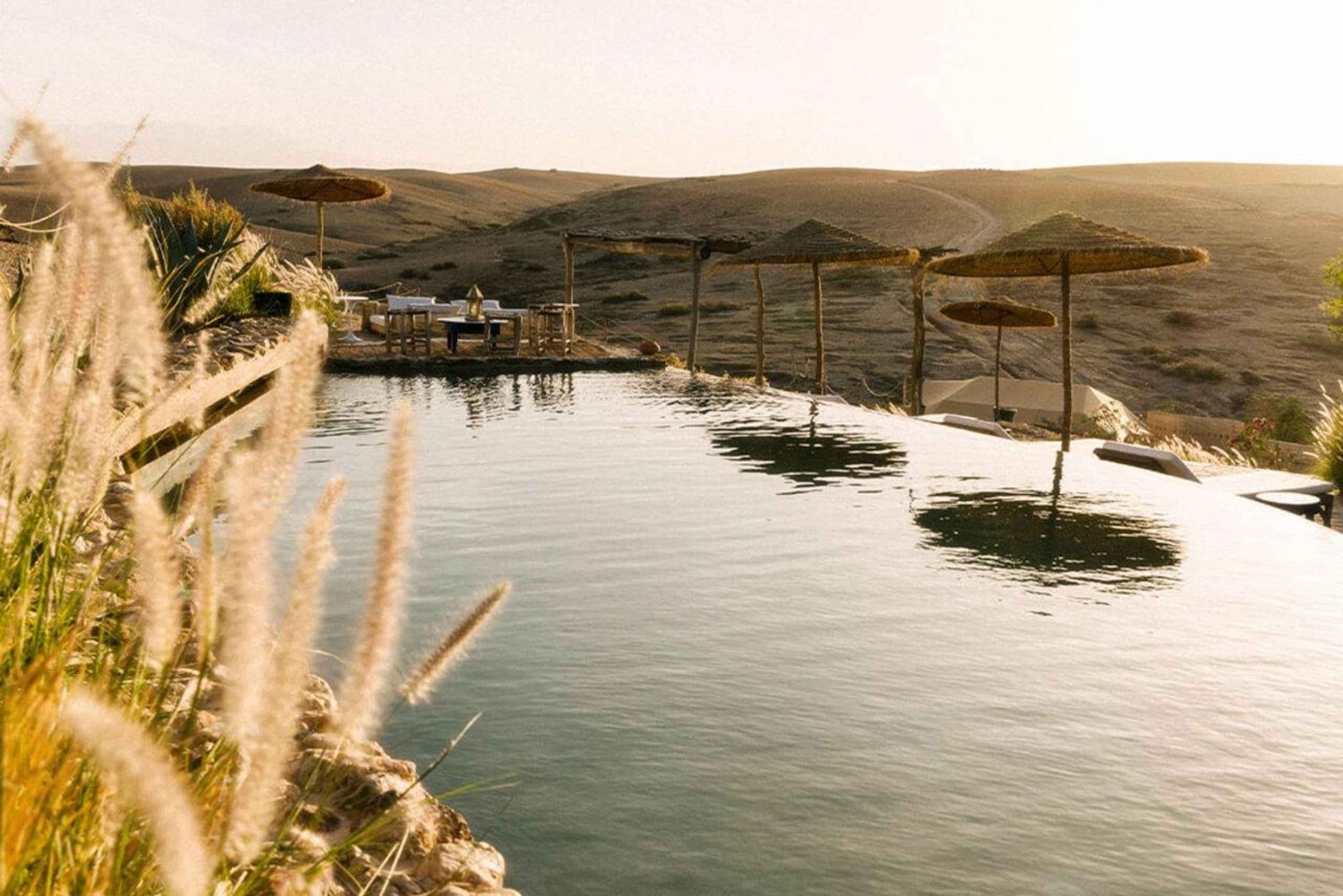 マラケシュ：砂漠の1日パス、プール、ランチ