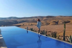 マラケシュ：砂漠の1日パス、プール、ランチ