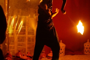 Marrakech Woestijn: Zwembad, Quadrijden, Zonsondergang Diner Vuurshow