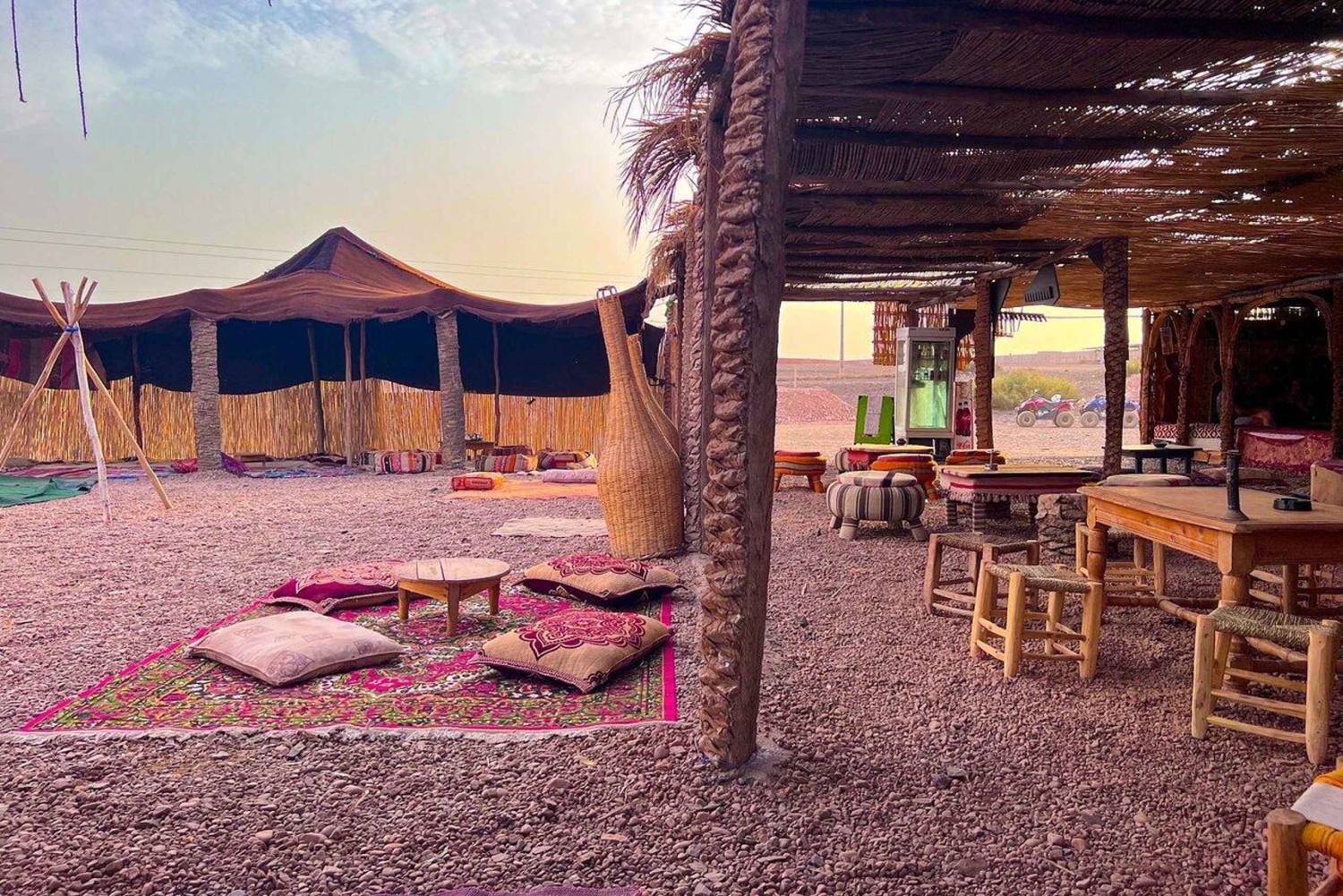 Marrakech: Firhjulingstur med solnedgang i ørkenen og palmelunden med te