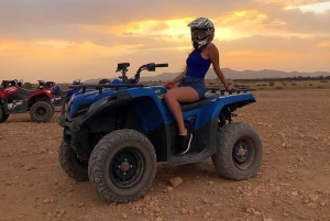 Marrakech: Firhjulingstur med solnedgang i ørkenen og palmelunden med te