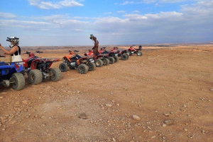 Marrakech: Firhjulingstur med solnedgang i ørkenen og palmelunden med te