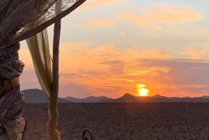 Agafay: Desert Dinner, Sunset Camel Ride, & Bonfire Music