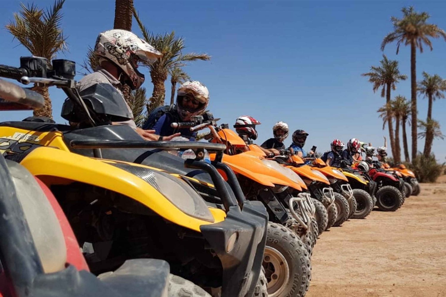 Deserto e palmeto di Marrakech: tour in quad