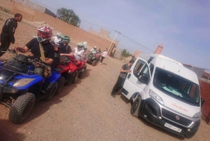 Marrakech: Rundtur med fyrhjuling genom palmlundar och öken