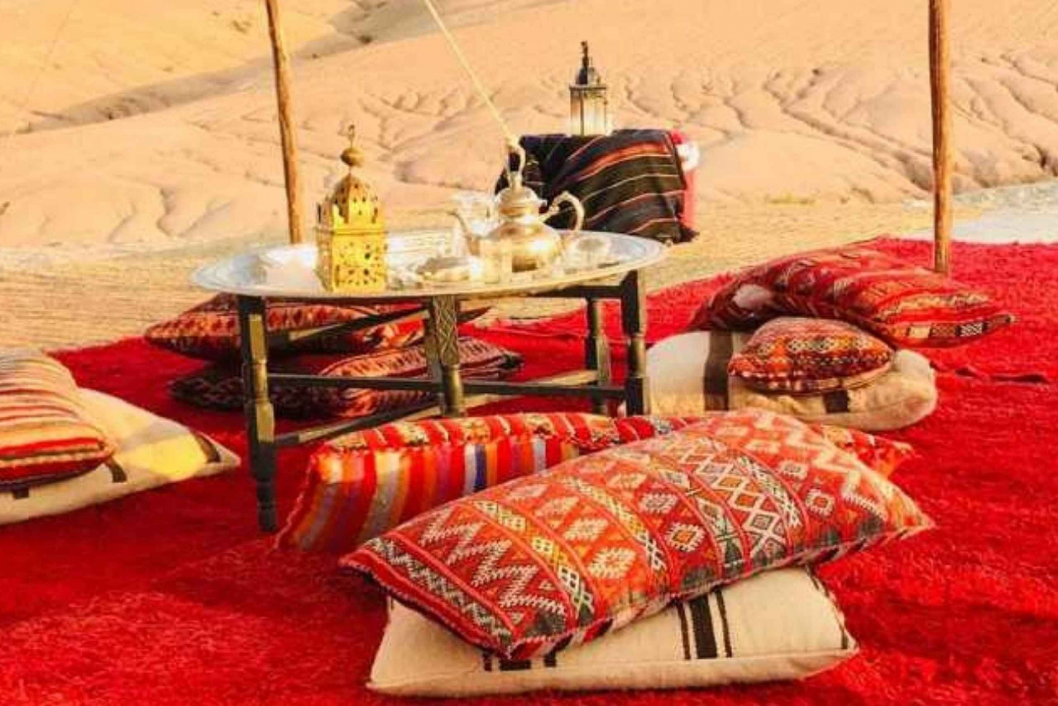 Marrakesh: quadtour door de woestijn met thee en optioneel diner