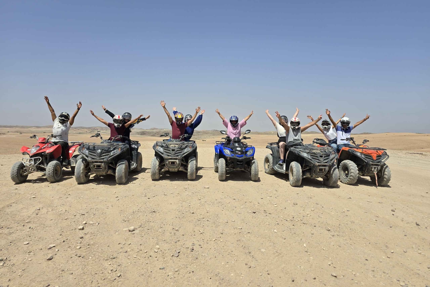 Marrakech: Ørken-tur på firhjuling med te og valgfri middag