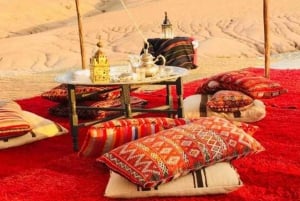 Depuis Marrakech : quad dans le désert, thé et dîner