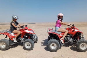 Marrakech: Desert Quad Bike Tour with Tea & Optional Dinner