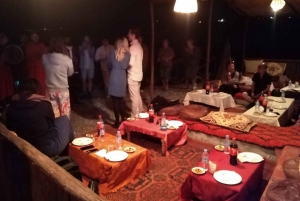 Depuis Marrakech : quad dans le désert, thé et dîner